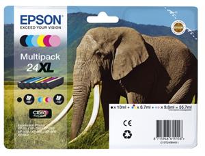 Blekk EPSON T2438 C13T24384011 XL (6) Multipack 